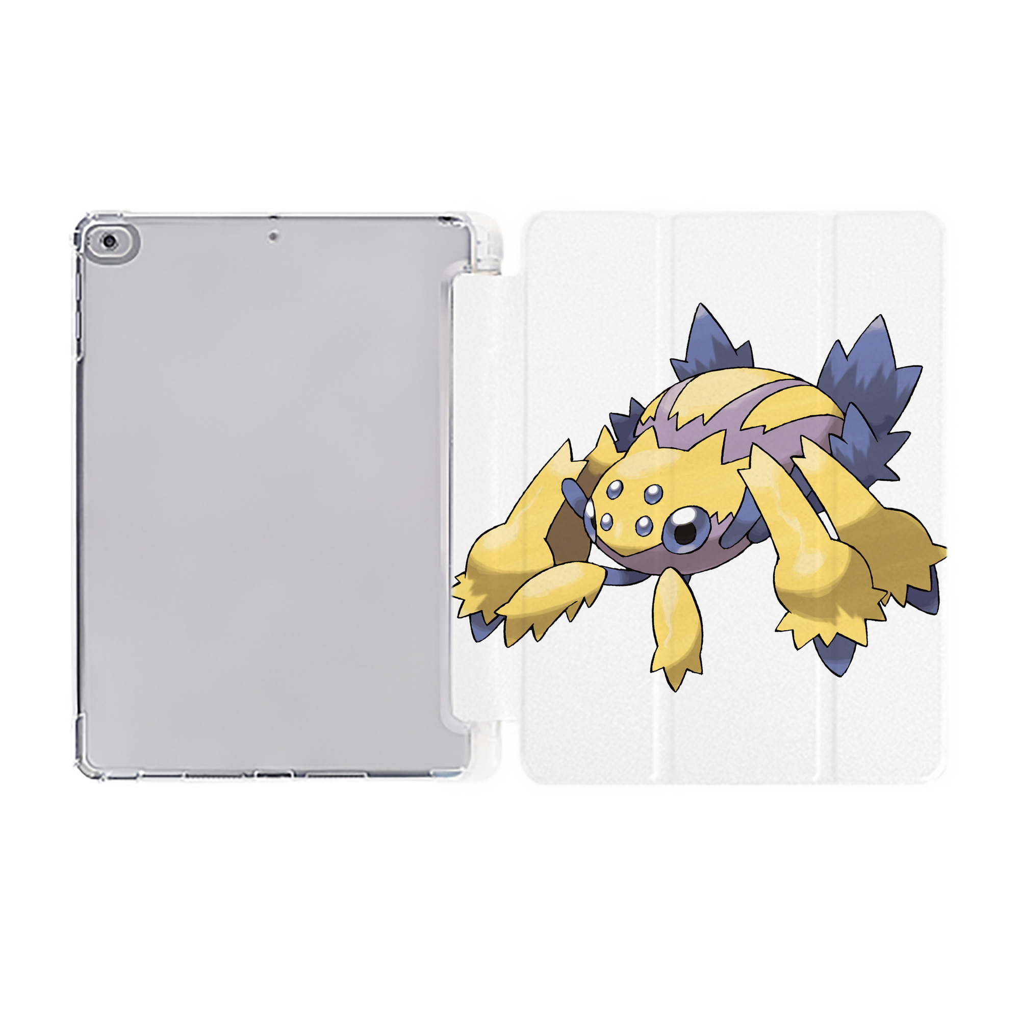 （画像用） ポケットモンスター Pokémon IPad ケース ペン収納付き 三つ折りスタンド PUレザー×シリコン 対応機種9.5/10.5/10.9インチ